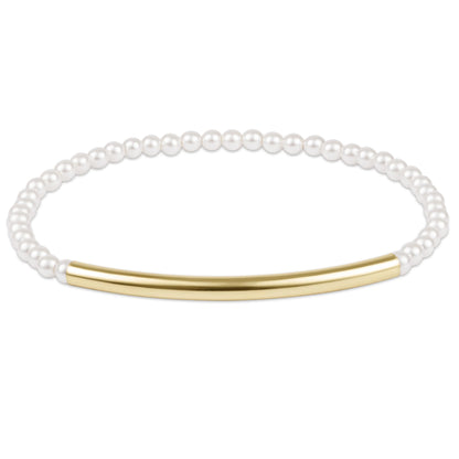 bliss bar pearl 3mm bracelet