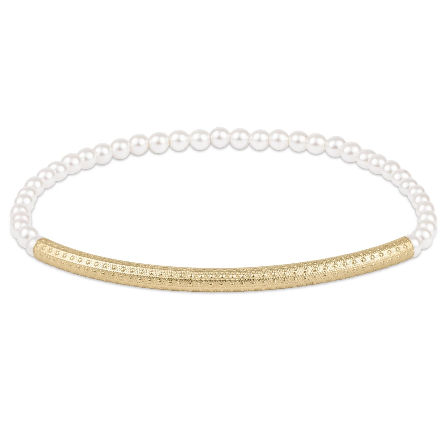bliss bar pearl 3mm bracelet