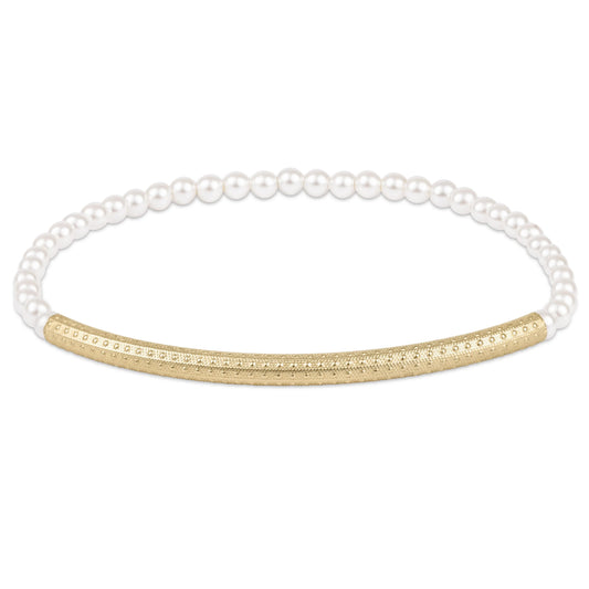 bliss bar pearl 3mm bracelet