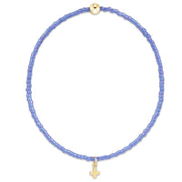 enewton Hope Classic Signature Cross Small Gold Charm FW26 Colors, Bright Blue