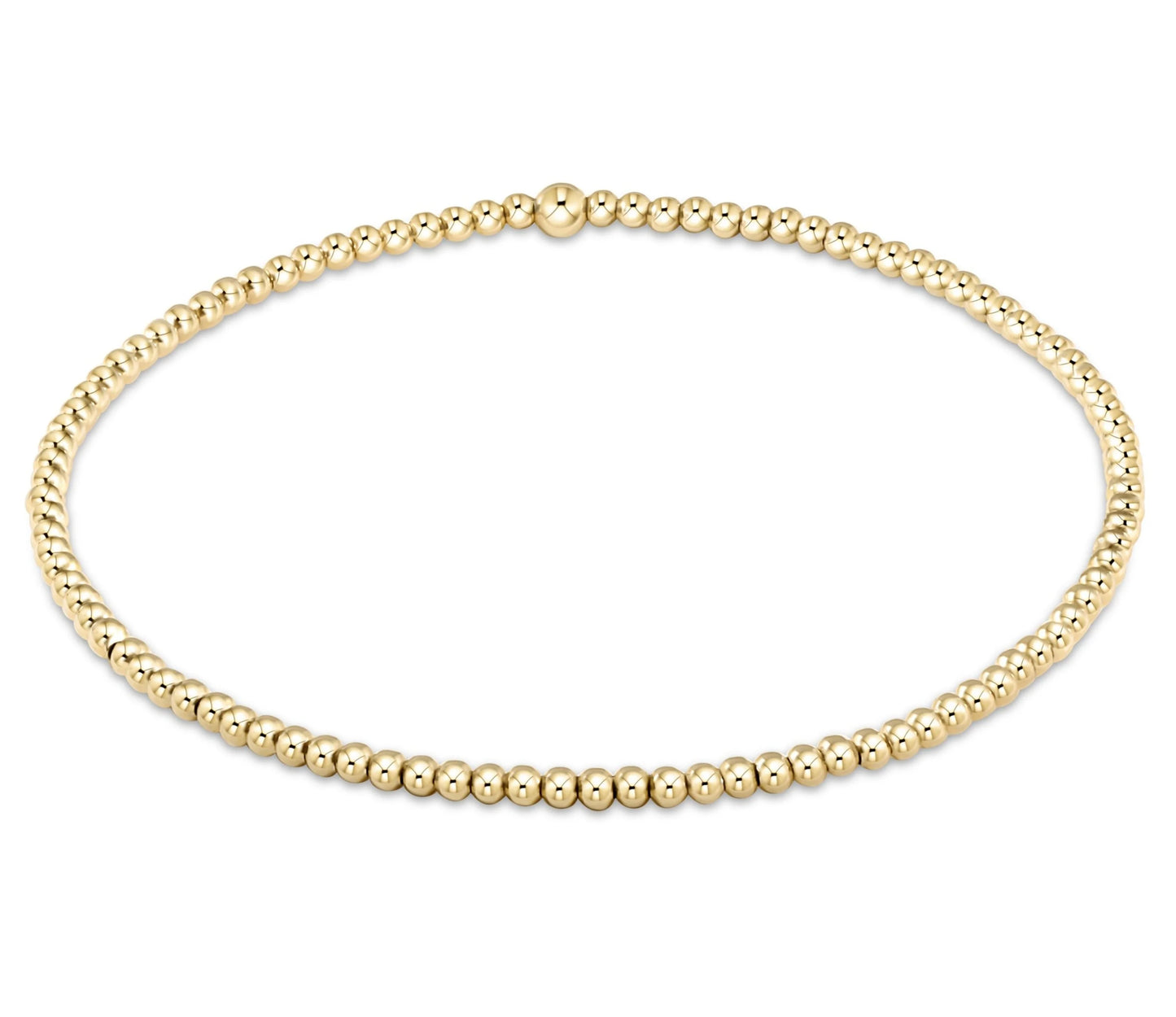 egirl Classic Gold Bead Bracelet