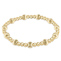 Dignity Sincerity Gold Bead Bracelet