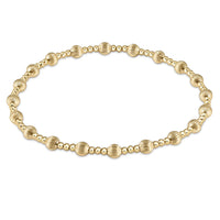 Dignity Sincerity Gold Bead Bracelet