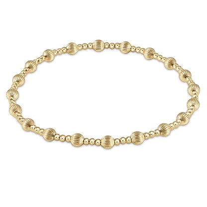 Dignity Sincerity Gold Bead Bracelet