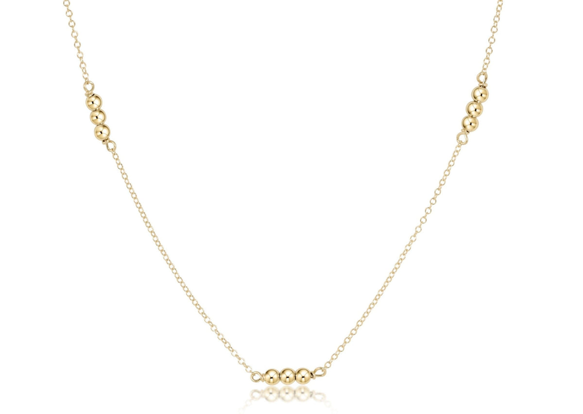 15" choker joy simplicity chain gold - gold 3mm