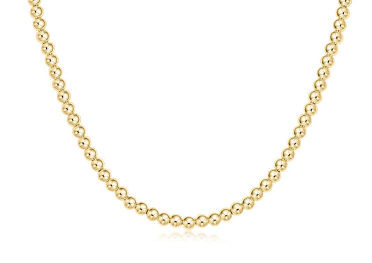 choker classic gold 4mm bead