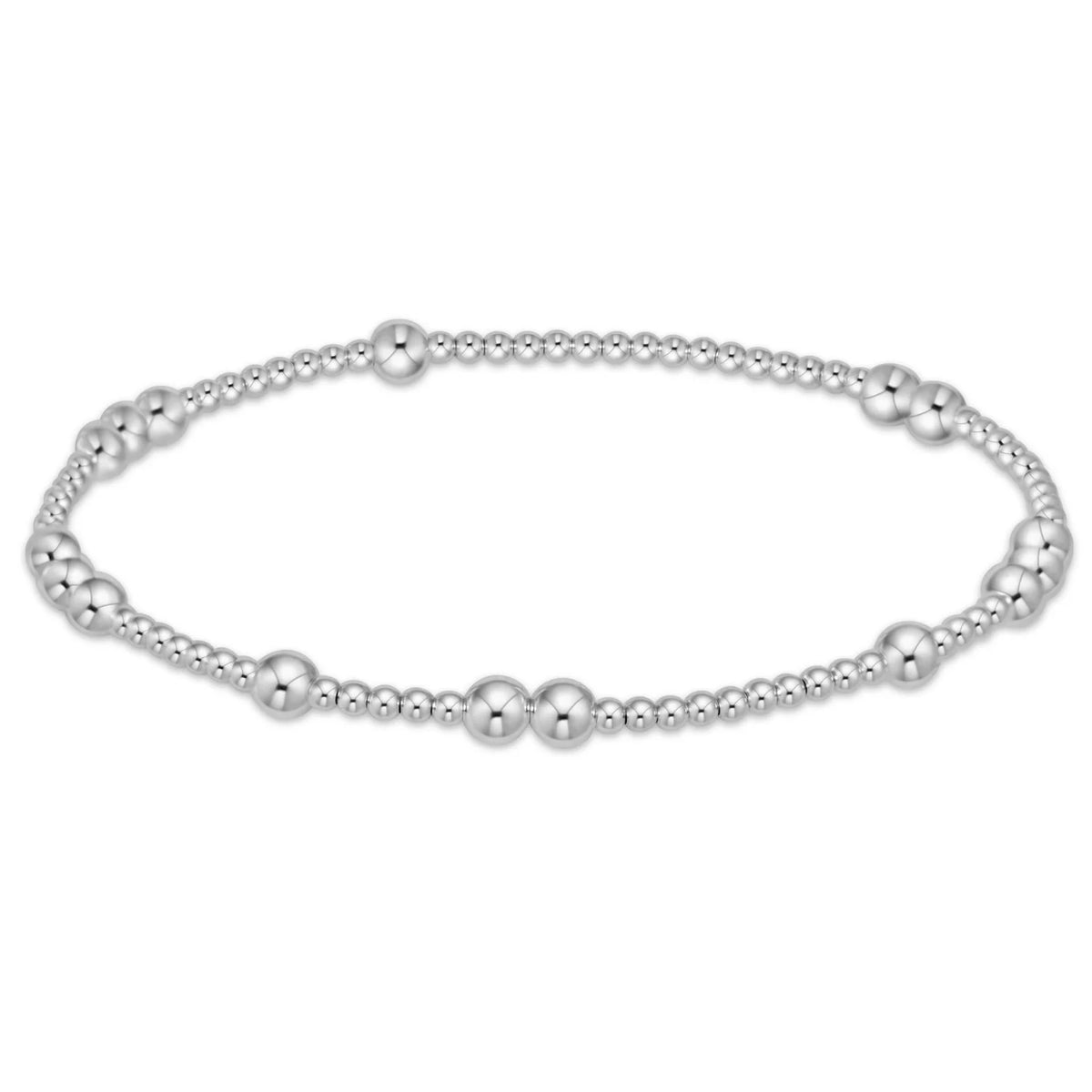 hope unwritten 4mm bead bracelet - sterling