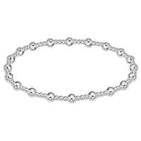 Extends Classic Sincerity Sterling Bead Bracelet