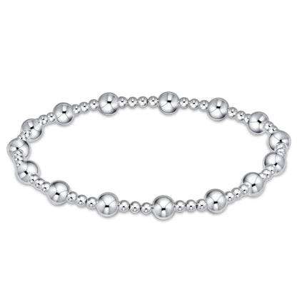 Extends Classic Sincerity Sterling Bead Bracelet