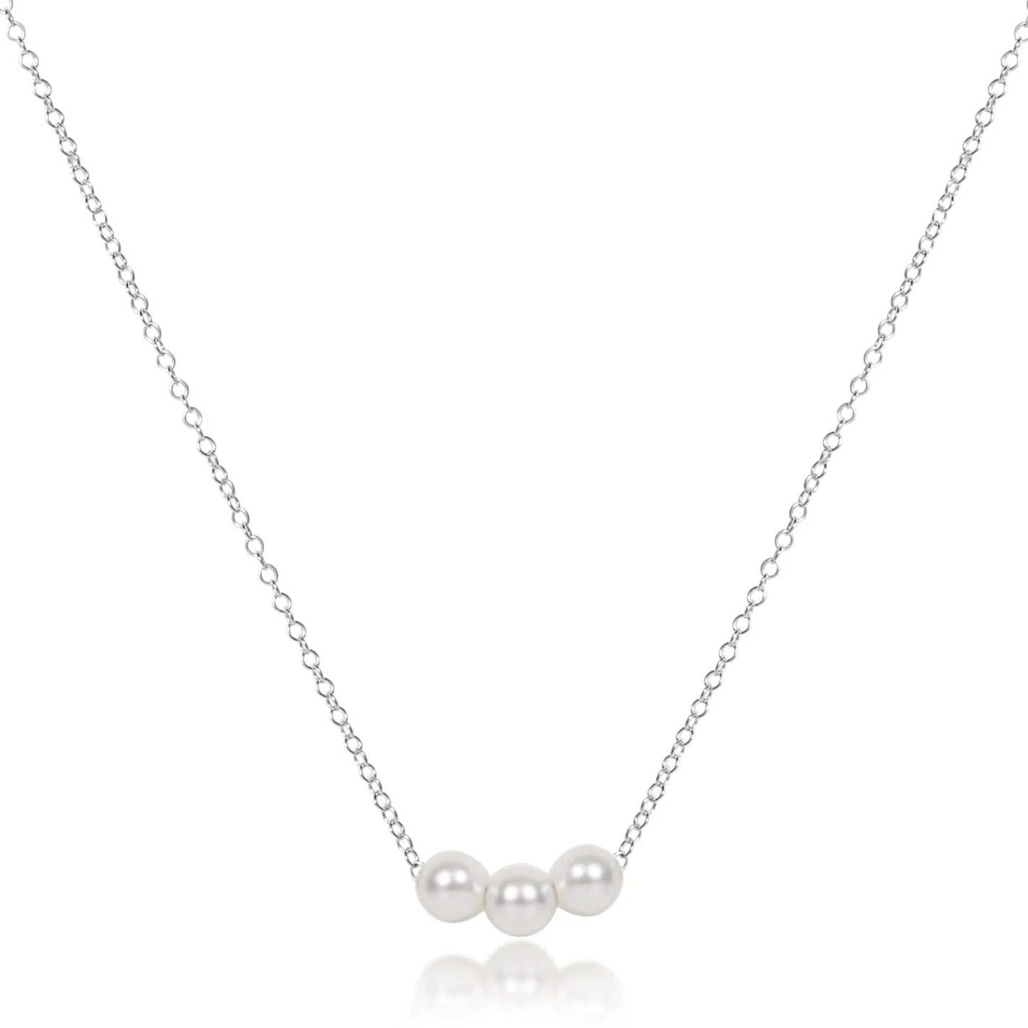 16 "Necklace Sterling- Joy Pearl