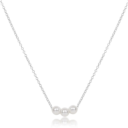 16 "Necklace Sterling- Joy Pearl