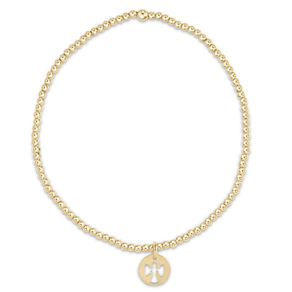 eGirl Classic Gold 2mm Charm/Disc Bracelet