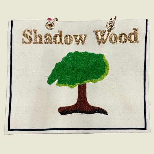 Shadow Wood Beaded Bag