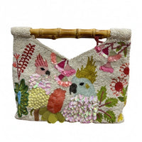 Cut Out Beaded Tote