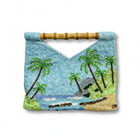 Cut Out Beaded Tote