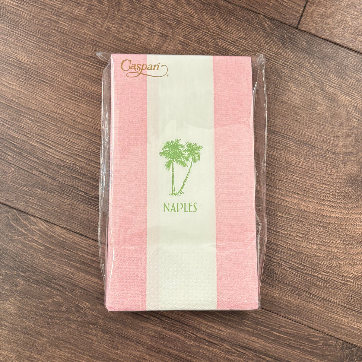 Naples Palm Light Pink Guest Towels