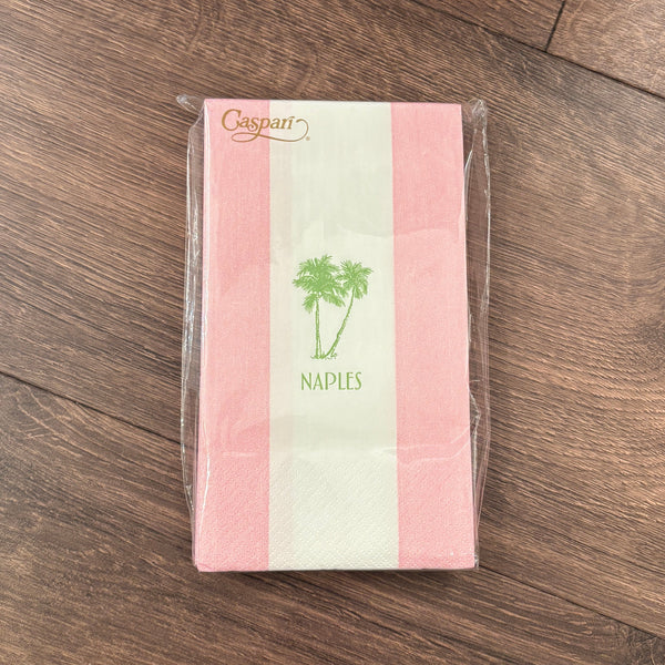 Naples Palm Light Pink Guest Towels