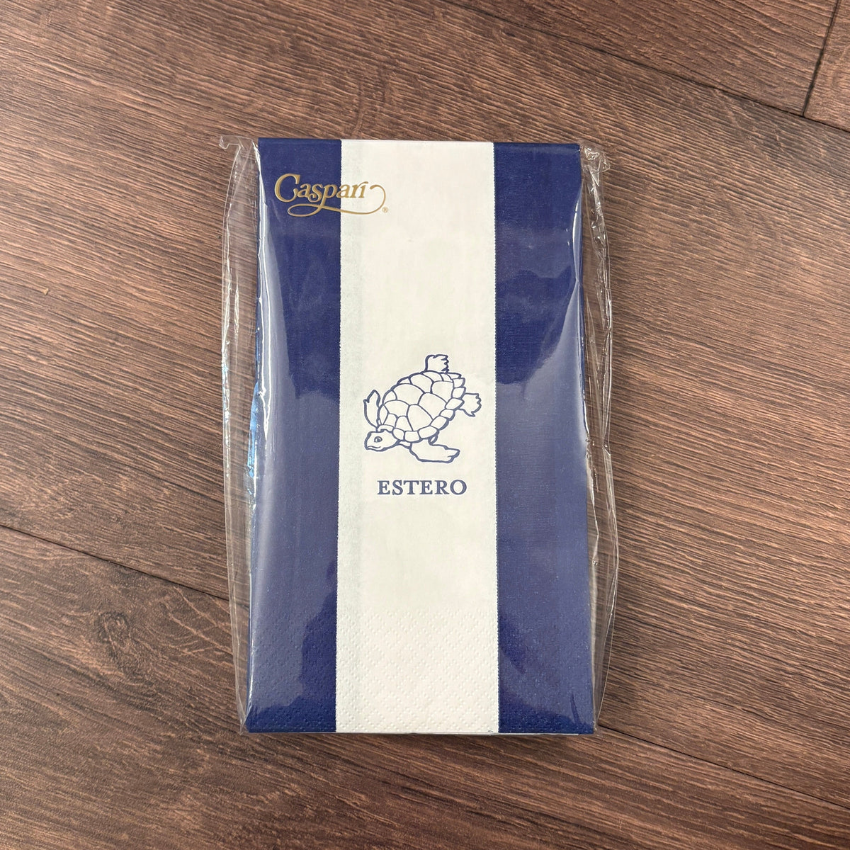 Estero Turtle Navy Guest Towels