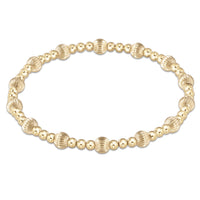 Extends Dignity Sincerity Gold Bead Bracelet