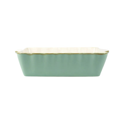 Italian Bakers Aqua Medium Rectangular Baker