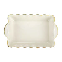 Italian Bakers Aqua Medium Rectangular Baker