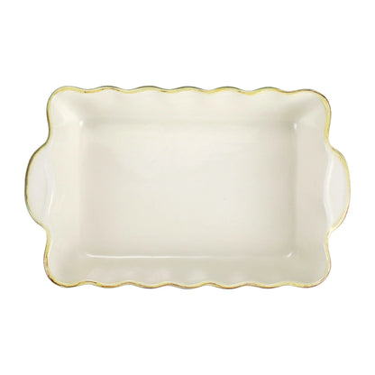 Italian Bakers Aqua Medium Rectangular Baker
