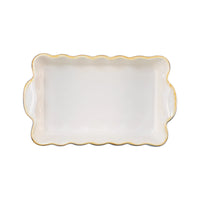 Italian Bakers Blue Small Rectangular Baker