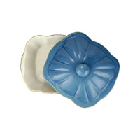 Italian Bakers Blue Square Covered Casserole Dish
