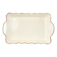 Italian Bakers Blue Medium Rectangular Baker
