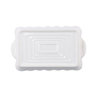 Italian Bakers White Small Rectangular Baker