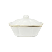 Italian Bakers White Square Covered Casserole Dish