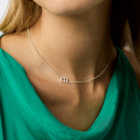 Julie Vos Sterling Initial Delicate Necklace