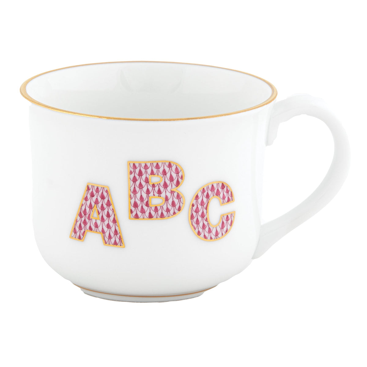 Mug with Abc — Raspberry