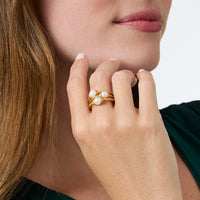 Pearl Calypso Trio Ring