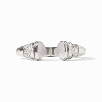 Julie Vos Sterling Cannes Cuff, Iridescent Clear Crystal