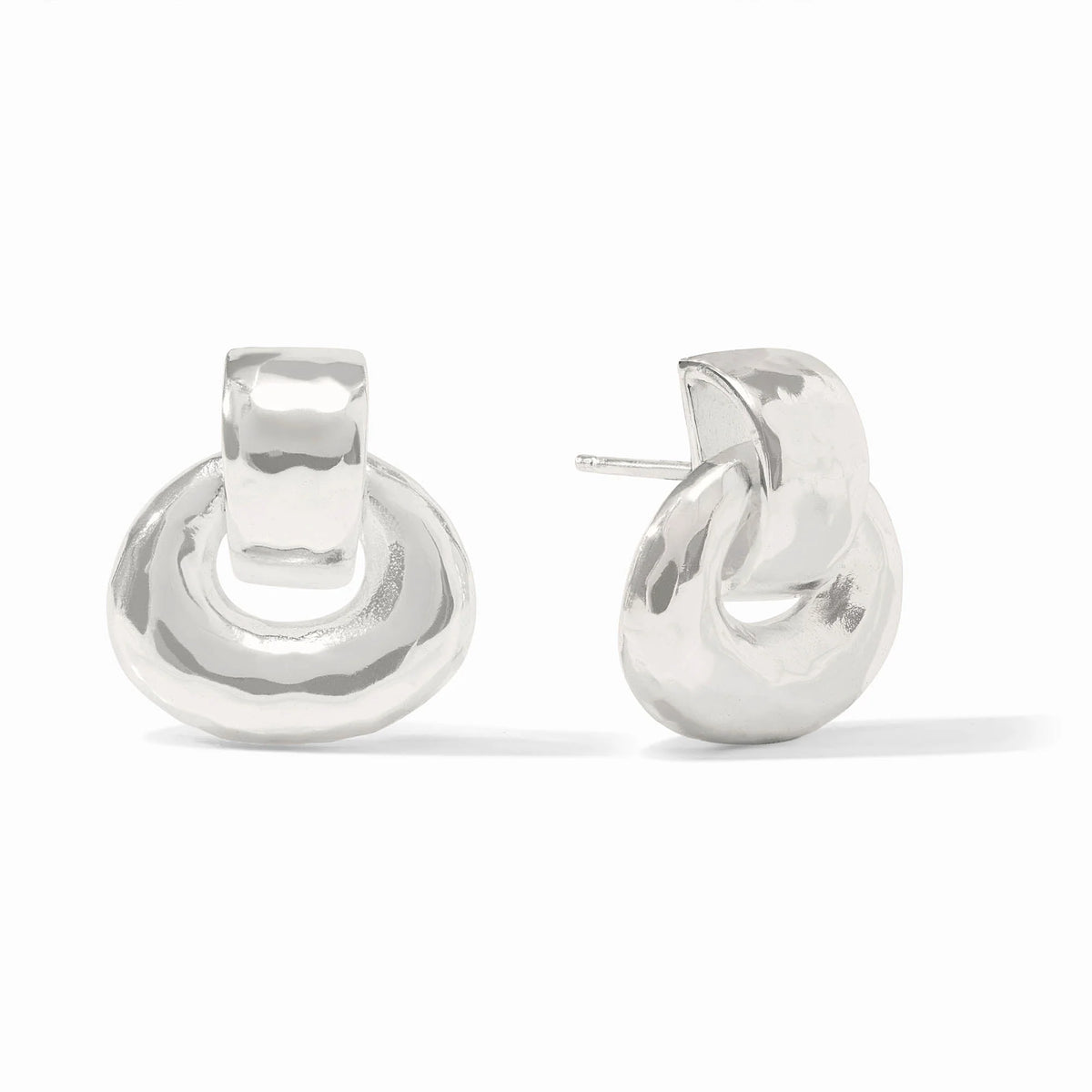 Sterling Avalon Demi Doorknocker Earring