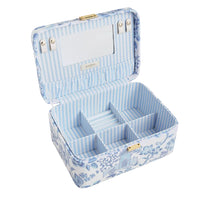 Medium Desktop Jewelry Case Garden Toile