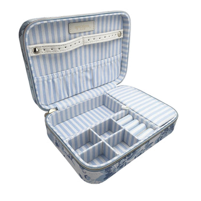 XL Jewelry Travel Case Garden Toile