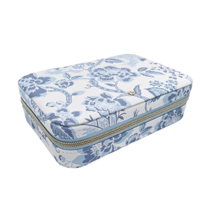XL Jewelry Travel Case Garden Toile