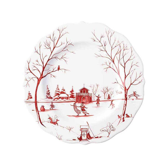 Country Estate Winter Frolic Dessert/Salad Plate