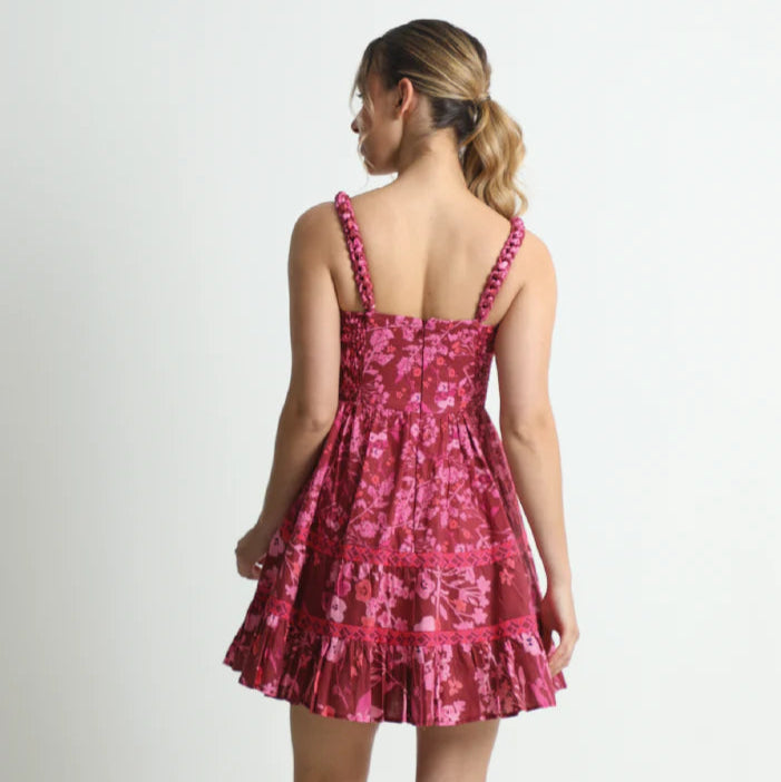Floral Red Julietta Mini Dress
