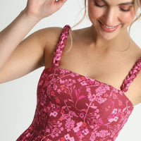 Floral Red Julietta Mini Dress