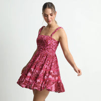 Floral Red Julietta Mini Dress