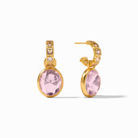 Julie Vos Jolie Hoop & Charm Earring, Rose