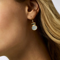 Julie Vos Jolie Midi Earring, Aquamarine Blue