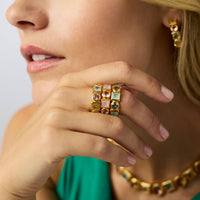 Julie Vos Jolie Ring, Multi Stone