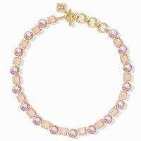 Julie Vos Jolie Tennis Necklace, Rose