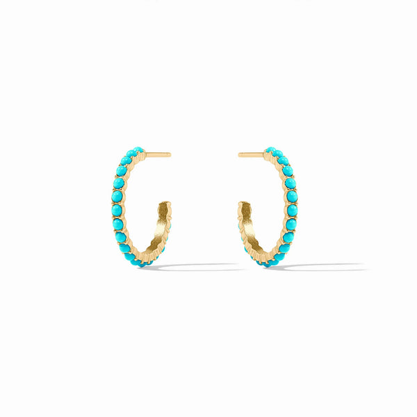 Turquoise Blue Juliet Hoop