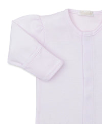 Premier Puppies Embroidered Footie, Pink Stripe