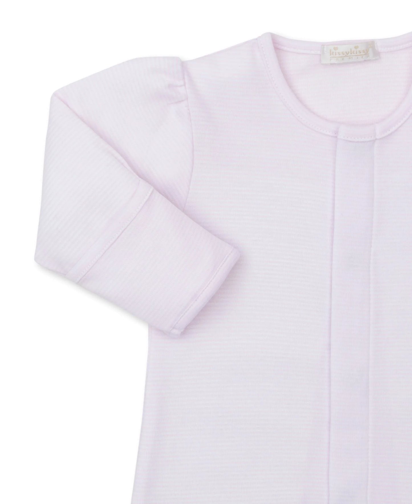 Premier Puppies Embroidered Converter Gown, Pink Stripe